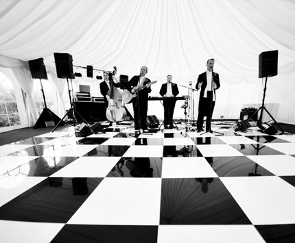 Black-and-white-dance-floor